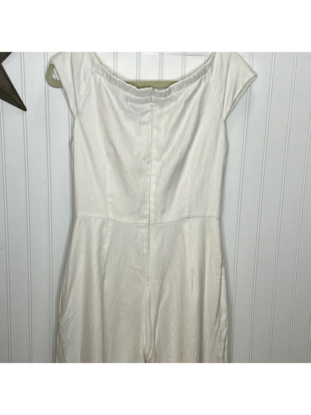 Gal Meets Glam Elegant Cream Jumpsuit Size 2 - Picture 9 of 16